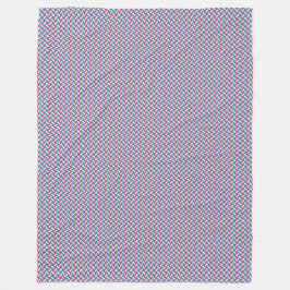 Cobertor De Velo Patchwork Luxembourg Flag Pattern