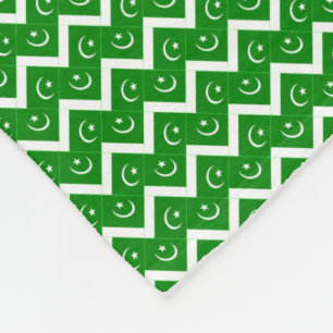 Cobertor De Velo Patchwork Pakistan Flag Patterno