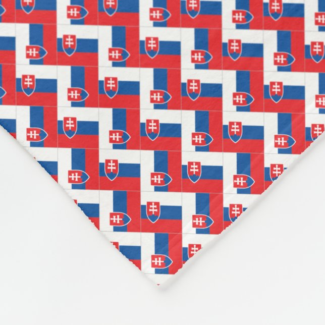 Cobertor De Velo Patchwork Slovakia Flag Patterno (Quina)