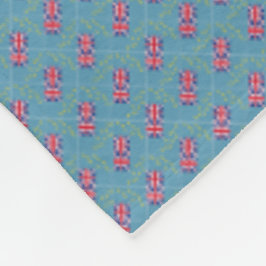 Cobertor De Velo Patchwork Tuvalu Flag Patterno
