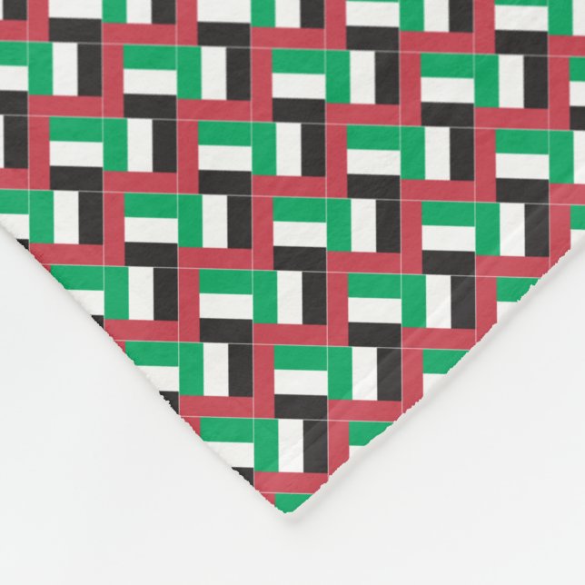 Cobertor De Velo Patchwork United Arab Emirats Flag Pattern (Padrão (Quina)
