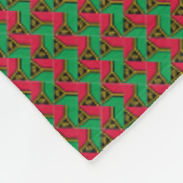 Cobertor De Velo Patchwork Vanuatu Flag Patterno