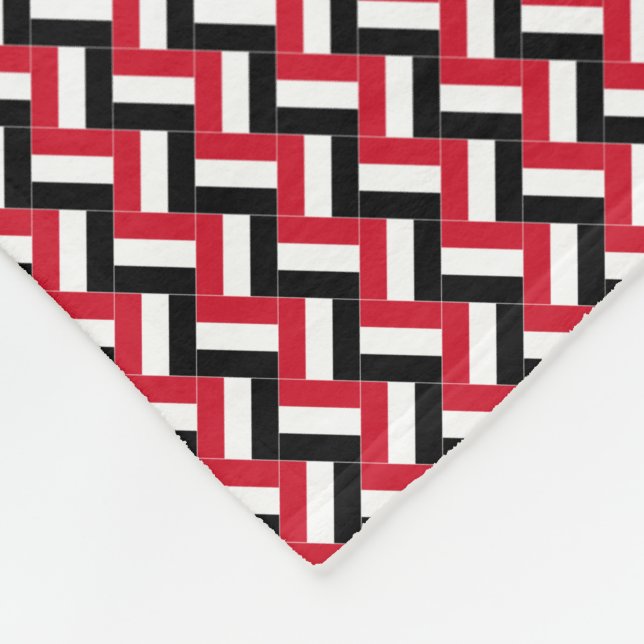 Cobertor De Velo Patchwork Yemen Flag Patterno (Quina)
