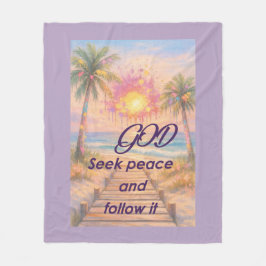 Cobertor De Velo Path of Peace: Grace at Sunset