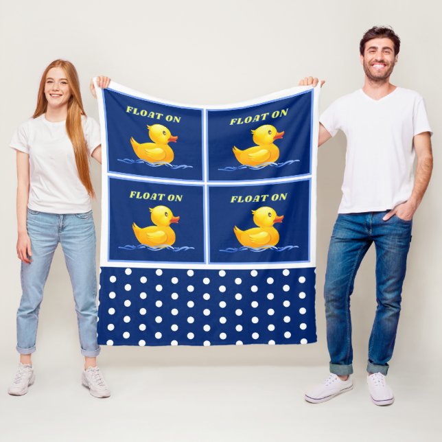 Cobertor De Velo Pato de borracha | Flutuação Em Aberto De Folha Mé (In Situ)