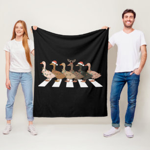 Cobertor De Velo Patos de Natal Animais Divertidos Presente para Am