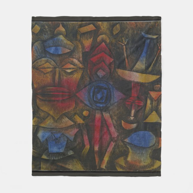 Cobertor De Velo Paul Klee Collection of Figurines (Frente)