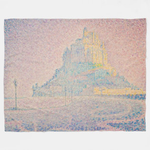 Cobertor De Velo Paul Signac - Mont Saint Michel, Névoa e Sol