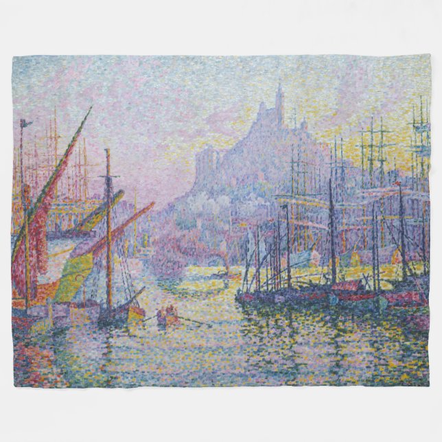 Cobertor De Velo Paul Signac - Notre-Dame-de-la-Garde, Marselha (Frente (Horizontal))