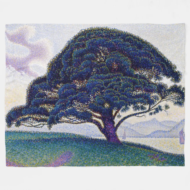 Cobertor De Velo Paul Signac - O Pinho de Bonaventura (Frente (Horizontal))