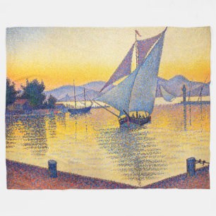 Cobertor De Velo Paul Signac - O Porto ao Pôr-do-Sol, Opus 236