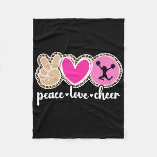 Cobertor De Velo Paz Amor Alegria Líder de Torcida Liderança de Tor