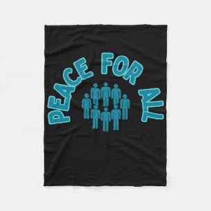 Cobertor De Velo Paz Para Todos Os Autoadesivos Um Mundo