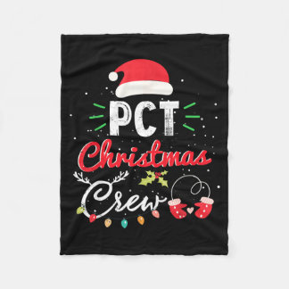 Cobertor De Velo Pct Christmas Crew Fun Patient Care Tech Matching 