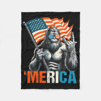 Cobertor De Velo Pé Grande América Rocha EUA Bandeira Americana 4 D
