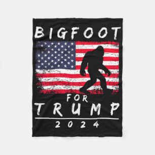 Cobertor De Velo Pé Grande Para Trump - Vote Trump Sasquatch Engraç