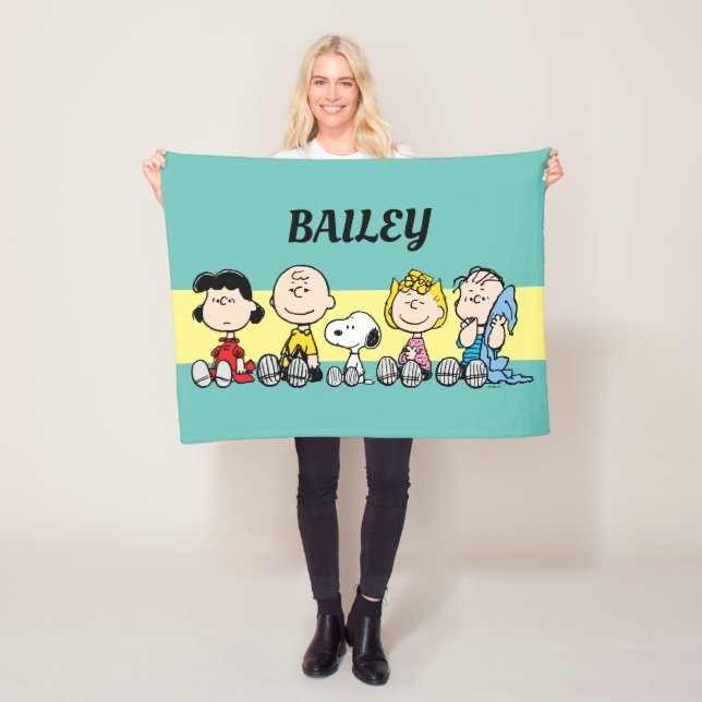 Cobertor De Velo Peanuts Gang Sentado Junto (In Situ)