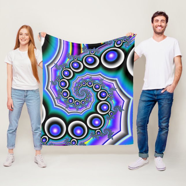Cobertor De Velo Pearl Spiral Fleece Blanket (In Situ)