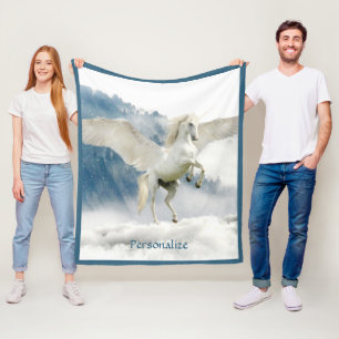 Cobertor De Velo Pegasus - Personalização do Cavalo Unicórnio Vo