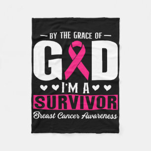 Cobertor De Velo Pela Graça De Deus Eu Sou Um Cancer De Sobrevivênc