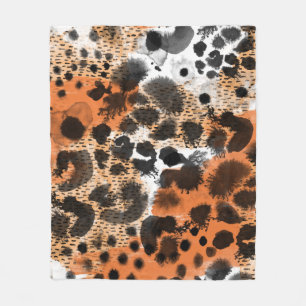 Cobertor De Velo Pele animal: padrão leopardo criativo.
