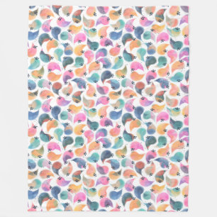 Cobertor De Velo Pele de Peixe Aquarela