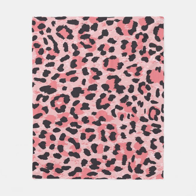 Cobertor De Velo Pele-leopardo: textura perfeita da safra (Frente)