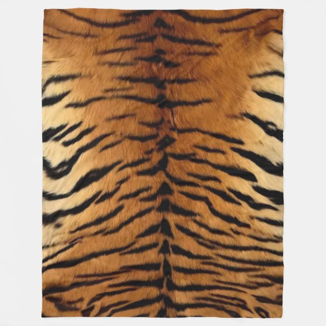 COBERTOR DE VELO PELE TIGRE (Frente)