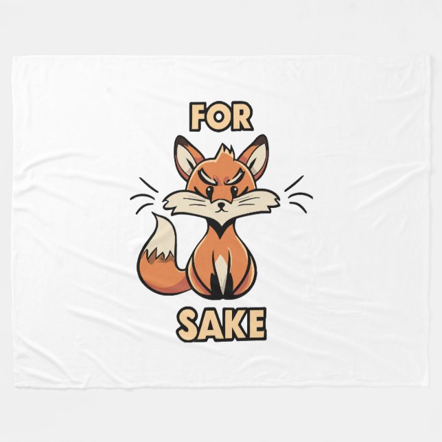 Cobertor De Velo pelo amor da raposa (Frente (Horizontal))