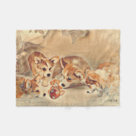 Cobertor De Velo Pembroke Welsh Corgi