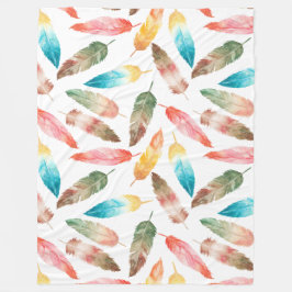 Cobertor De Velo Penas de cores