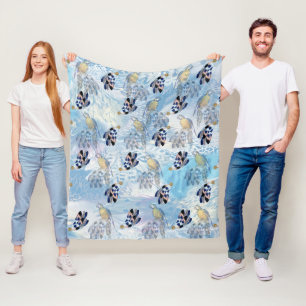 Cobertor De Velo Penas de Pedra de Pássaro Exótico