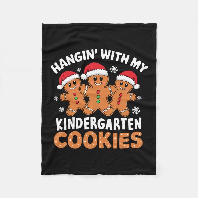Cobertor De Velo Pendurando Meu Biscoito de Natal de Gengibre do Ja (Frente)
