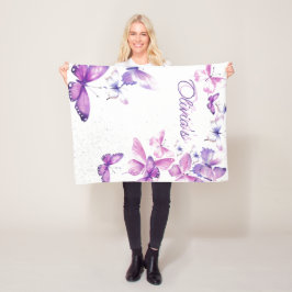 Cobertor De Velo Pequena Festa de aniversário de presentes personal