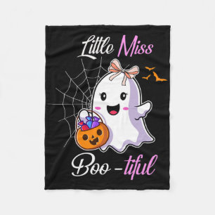 Cobertor De Velo Pequena Miss Boo Bonita Engraçada Feira de Hallowe