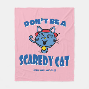 Cobertor De Velo Pequena Senhorita Giggles assustadora Gato Hallowe