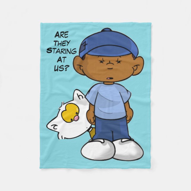 Cobertor De Velo Pequeno Alce Fleece Blanket (Frente)