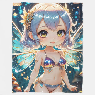 Cobertor De Velo Pequeno Anjo de Anime