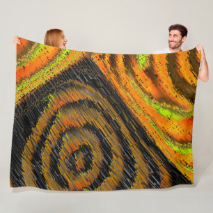 Cobertor De Velo Pequeno mosaico amarelado transversal e deformado