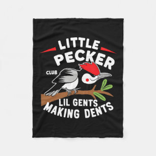 Cobertor De Velo Pequeno Pecker Club Lil Gents Fazer Dents Retro