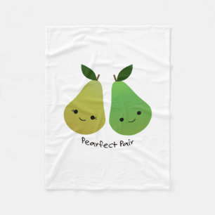 Cobertor De Velo Peras de Pear Kawaii