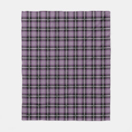 Cobertor De Velo Perfeição de Xadrez roxa