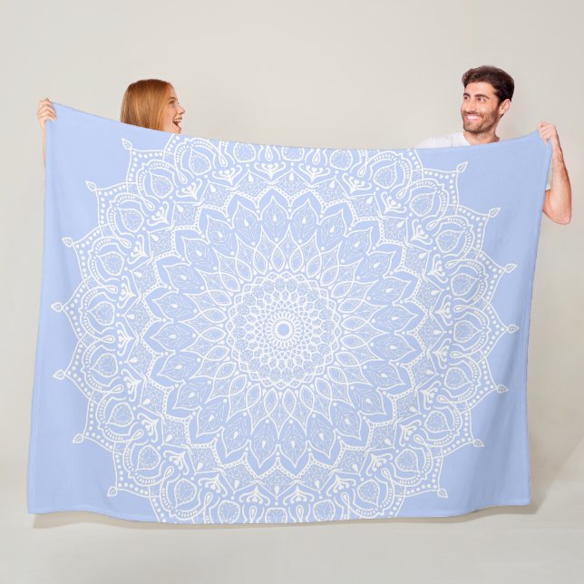 Cobertor De Velo Periwinkle Mandala - Bora em Juniper Berry (In Situ)