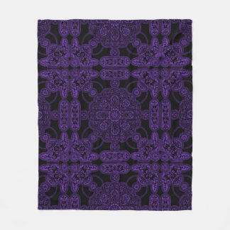 Cobertor De Velo Persa Roxo