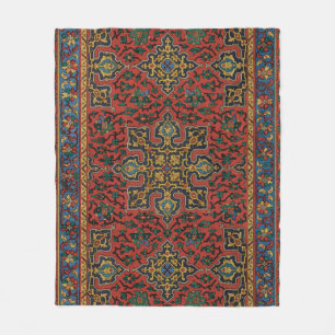 Cobertor De Velo Pérsia Rug Carpet Red Blue Classic