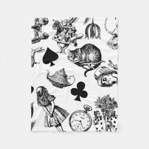 Cobertor De Velo Personagens clássicos de Alice nas aventuras no pa
