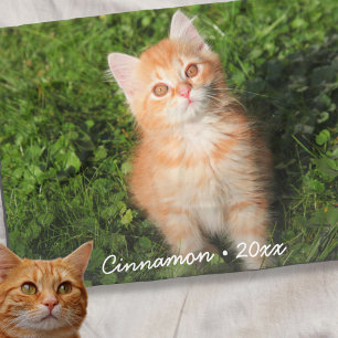 Cobertor De Velo Personalização de Foto de Pet Personalizada para G