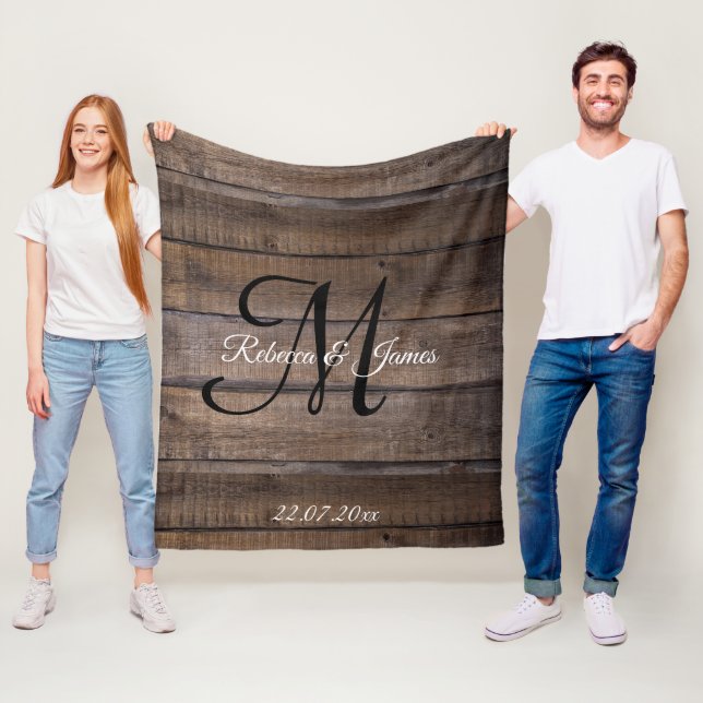 Cobertor De Velo Personalizado de Script Monograma de Padrão Russo  (In Situ)