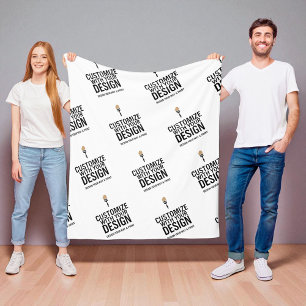 Cobertor De Velo Personalizado Empresa Marcas Personalizado Minimal