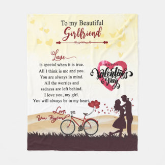 Cobertor De Velo Personalizado Para Meu Bonito Namorada